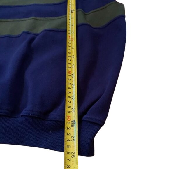 Vintage 90s cozy comfy Jockey color block cotton sweatshirt - Picture 11 of 12